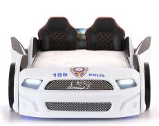 Дитяче ліжко машина Police 500 Full Extra White 190х90 см